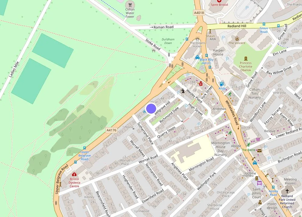 Map: Number 38 Clifton